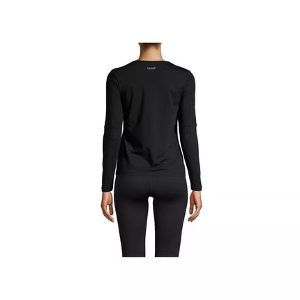CASALL Essential Mesh Detail Long Sleeve T-shirt black