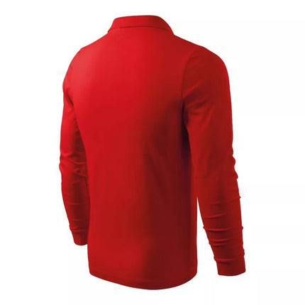 Malfini Single J. LS M MLI-21107 raudoni marškinėliai