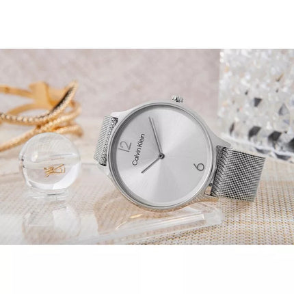 CALVIN KLEIN Timeless Mesh Women's Watch 25200001 + BOX