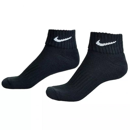 Nike Value Cotton Quarter kojinės 3 poros SX4926 001