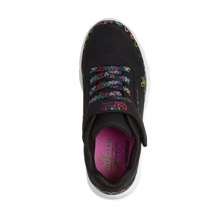 Skechers youth sneakers UNO LITE HEART CRAZE 314091L BKMT