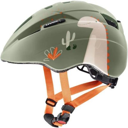 Vaikiškas dviratininko šalmas UVEX Kid 2 CC, 46-52 cm, šalavijų žalia