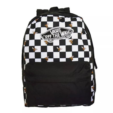 VANS Realm Bee Checkerboard jaunimo mokyklinė kuprinė - VN0A3UI6YZT