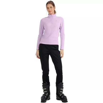Women's fleece sweatshirt 4F F069 light purple 4FWAW25UFLEF069 52S
