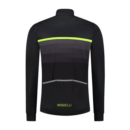 Rogelli HERO II žieminė striukė juoda-fluorescencinė M