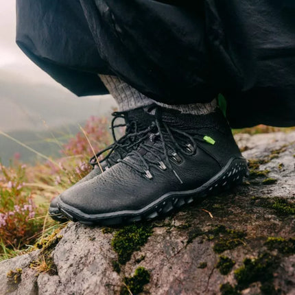 Vivobarefoot MAGNA FOREST ESC moteriški minimalistiniai žygio batai, OBSIDIAN/LIME (209082-02)
