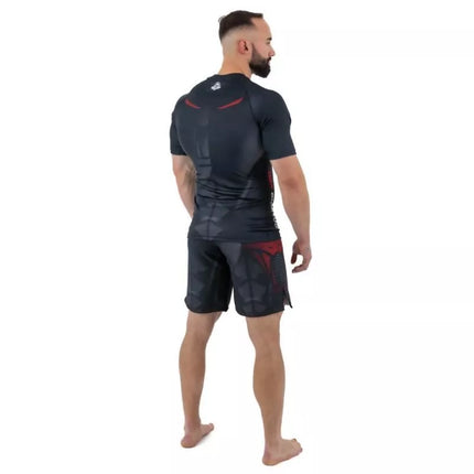 The "Snake" compression Rashguard shirt is made of DBX MORE DRY M material.