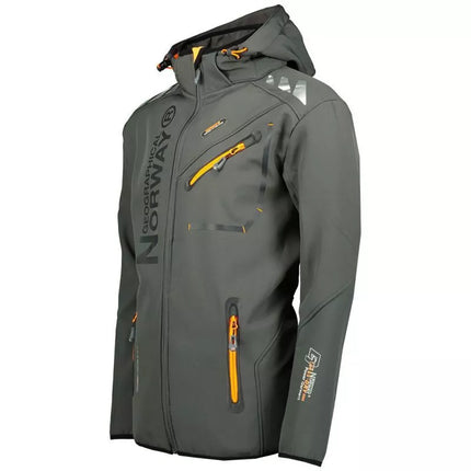 Geographical Norway Softshell striukė Royaute DB 068 M WY8027H/GN/Tamsiai pilka / Oranžinė