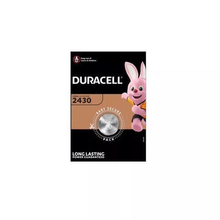 CR2430 DURACELL baterija, 1 pakuotė