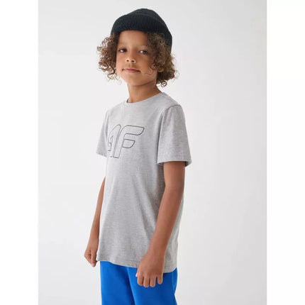 Boy's printed T-shirt 4F Junior 4FJWMM00TTSHM1627-27M