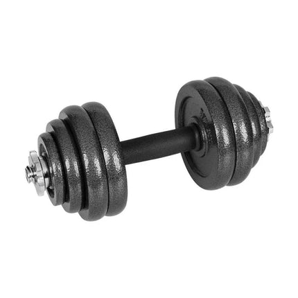 REBEL ACTIVE Reguliuojami hanteliai su dėklu ir štanga, rinkinys 30 kg