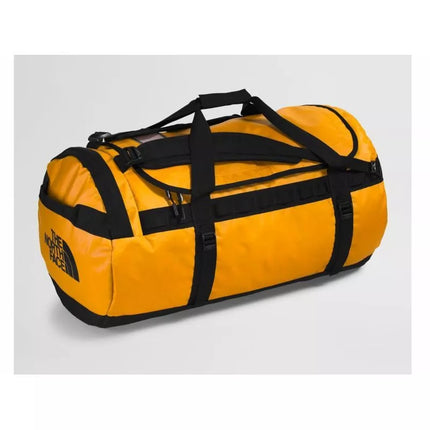 The North Face Base Camp Duffel L Sports Bag 95L Polyester Black, Yellow