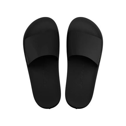 Vyriškos sportinės šlepetės Rider Feel Slide, patogios, juodos spalvos