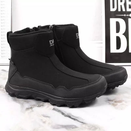 DK Jr DK58A Waterproof Insulated Snow Boots, Black