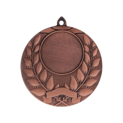 Bronze medal overall with space for a 25 mm emblem - steel medal