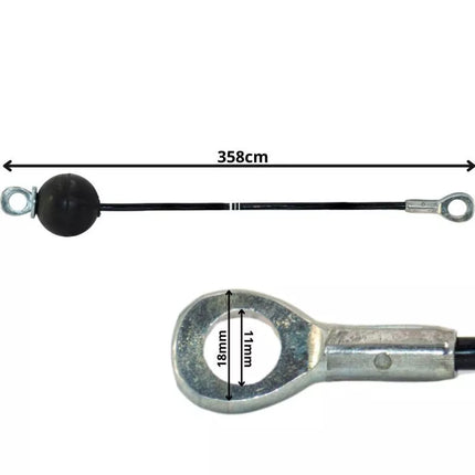ATLAS VIRVĖ 358CM PLIENO KILPA GUMINIS BUFERIS