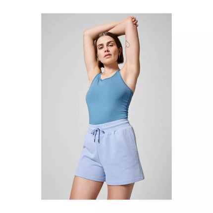 CASALL Essential sportiniai marškinėliai su racerback tipo nugara Mėlyni
