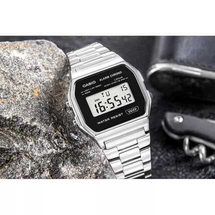 CASIO Vintage Women's Watch A158WEA-1EF + BOX