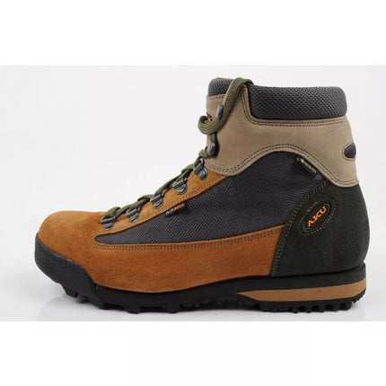 Aku women's Slope GTX leather ankle boots, brown, gray