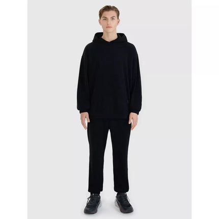 Men's sweatshirt with hood, open, 4F 4FRSS25TSWSM2181-20S