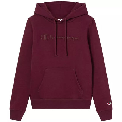 Champion Hooded Sweatshirt Women's Burgundy 118379 RS522