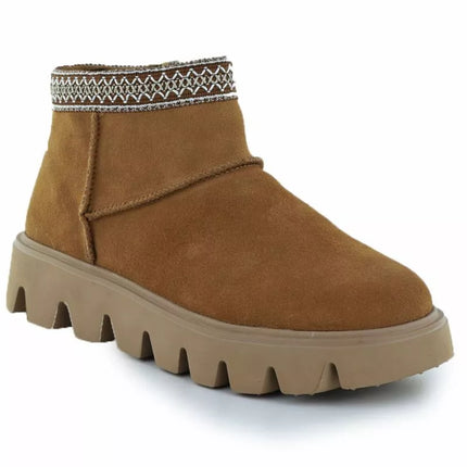 Women's leather ankle boots with zipper Rieker W2074-24
