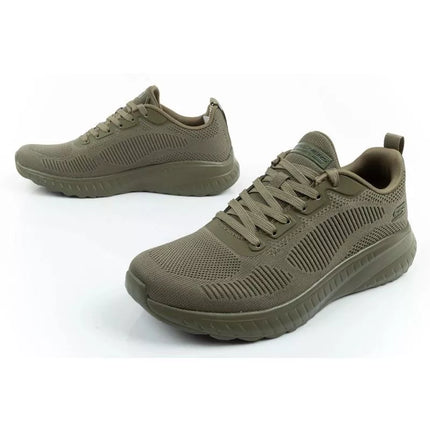 Skechers Bobs Squad Chaos Vyriški sportiniai batai Šviesiai alyvuogių