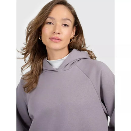 Women's sweatshirt with hood, open, 4F 4FRAW25TSWSF2775-25S