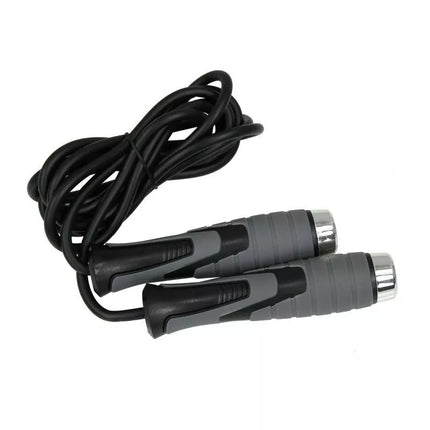 Šokinėjimo virvė su 2 x 100g svoriais BK 256