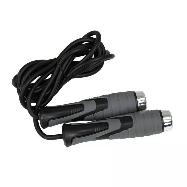 Šokinėjimo virvė su 2 x 100g svoriais BK 256