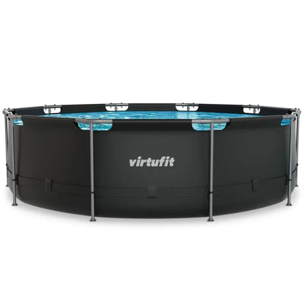 VIRTUFIT APVALUS BASEINAS 366 CM SU FILTRO SIURBLIU