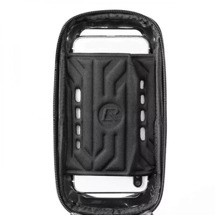 Rockbros B68-1 frame-mounted bicycle bag with phone pocket, 1.7l, black