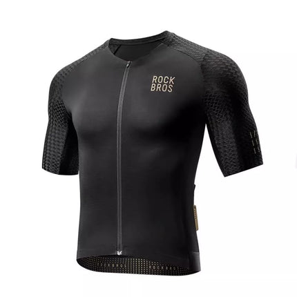 Rockbros YDDX011 Diamond Short Sleeve Cycling Jersey Size XXL - Black