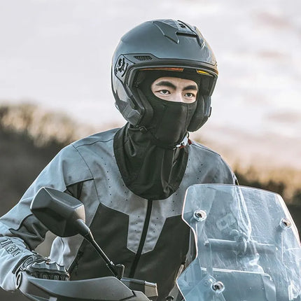Wozinsky WKM-03B face mask motorcycle bicycle winter balaclava - black