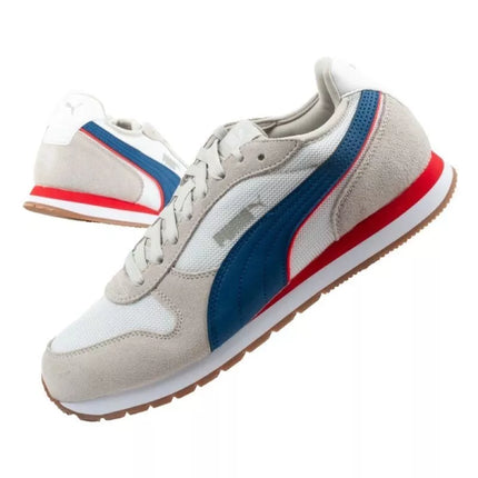 Puma vyriški sportbačiai ST Miler, madingi, patogūs, šviesiai pilki, balti