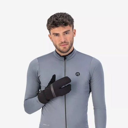 Rogelli NOVA LOBSTER žieminės juodos pirštinės 3XL