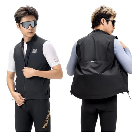Rockbros YDMJ003 Windproof Vest Spring/Autumn Size M - Black