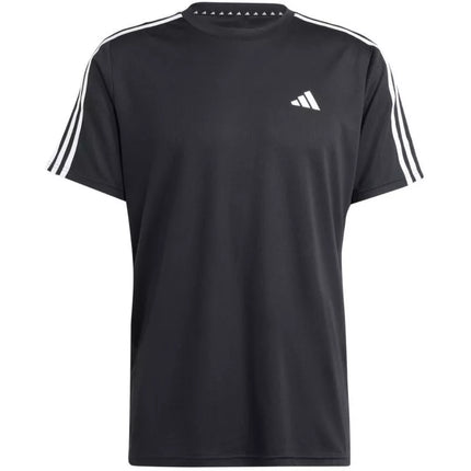 Men's adidas Train Essentials 3-Stripes Training Tee Black IB8150