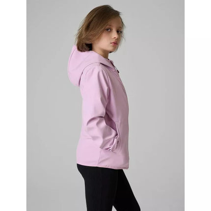 Mergaitei skirta softshell striukė, vėjui nepralaidi membrana 5000, 4F 4FJWSS26TSOFF478-47S