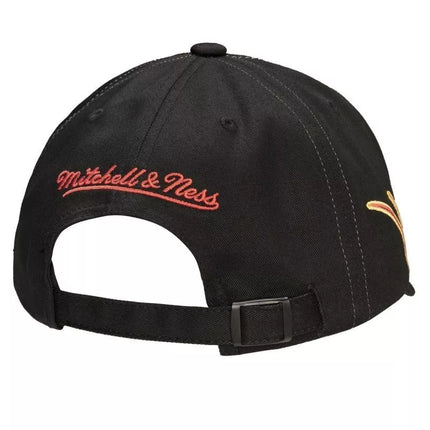 Mitchell & Ness NBA LA Los Angeles Lakers Flamez Kepuraitė su dirželiu gale - 6LUXMM20018 LALBLCK