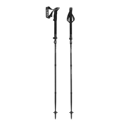 LEKI SHERPA FX žygio lazdos, 120-140 cm, juodos