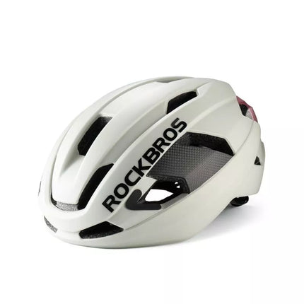 Rockbros LK-15 dviračio šalmas iš anglies pluošto 58–62 cm – Šviesiai pilka