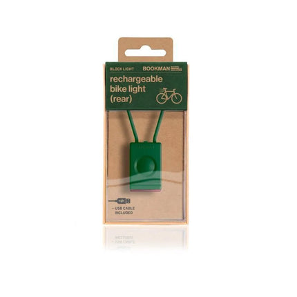 BOOKMAN Block Light Rear 18lm Bicycle Lamp
