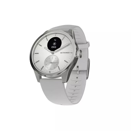 Withings Scanwatch 2 su EKG, širdies ritmo, SpO2, veiklos ir miego stebėjimu (42 mm, balta)