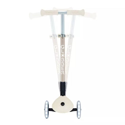 Globber PRIMO FOLDABLE LIGHTS ECOLOGIC scooter - Coconut (696-566-2)