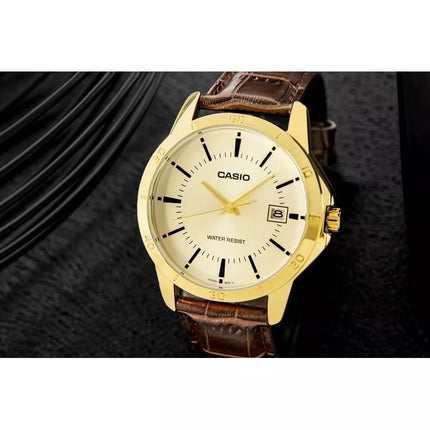 Casio MTP-V004GL-9A Vyriškas laikrodis + DĖŽUTĖ