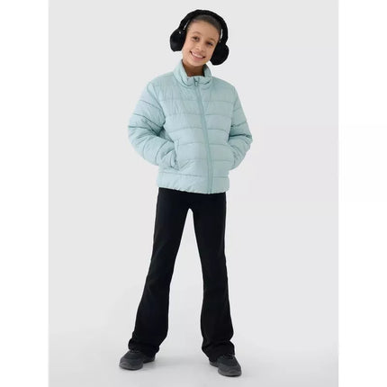 Girls' down jacket with synthetic filling 4F 4FJWSS25TDJAF515-47S