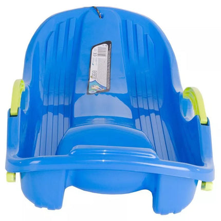 PLASTIKINĖ ROGUTĖ SU STABDŽIAIS RACE S BLUE