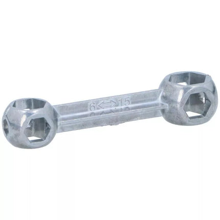 DUNLOP 10-FUNCTION BONE-SHAPED BIKE WRENCH