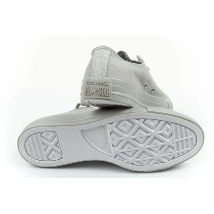 Madingi ir patogūs pilki moteriški Converse Chuck Taylor All Star laisvalaikio bateliai